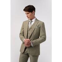 Tailored Fit Sage Linen Jacket