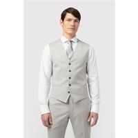 Alexandre Tailored Fit Italian Grey Twill Waistcoat
