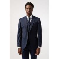 Tailored Fit Navy Stripe Jacket
