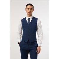 Montrose Bright Blue Slim Fit Waistcoat