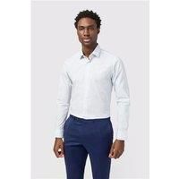 Limehaus White Mens Shirt, Long Sleeve, Slim fit