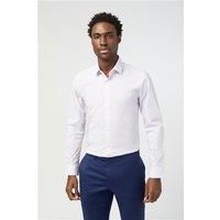 Limehaus White Mens Shirt, Long Sleeve, Slim fit