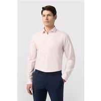 Limehaus Pink Mens Shirt, Long Sleeve, Slim fit, Stretch Fabric