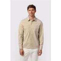 Melka Oatmeal Jersey Overshirt