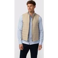 Melka Men's Zip Through Gilet in Nude | Size: XL
