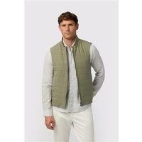 Melka Olive Zip Through Gilet