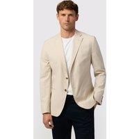 Melka Oatmeal Striped Mens Slim Fit Casual Blazer