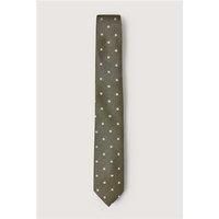 Antique Rogue Green Polka Dot Tie Green by Suit Direct
