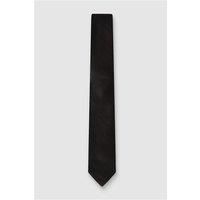 Antique Rogue Black Textured Tie Black by Suit Direct