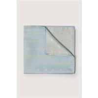 Antique Rogue Light Blue Polka Dot Pocket Square by Suit Direct