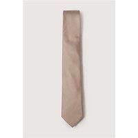 Alexandre of England Alexandre Taupe Silk Tie Grey by Suit Direct