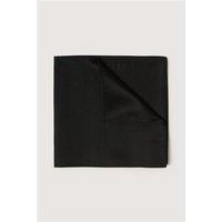 Alexandre of England Alexandre Black Silk Pocket Square by Suit Direct