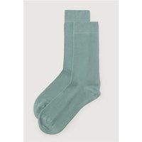 Limehaus Navy Blue Teal Socks by Suit Direct