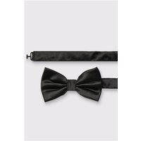 Limehaus Black Satin Bow Tie Black