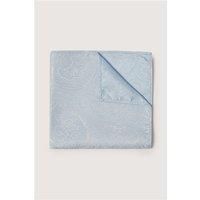 Antique Rogue Light Blue Paisley Pocket Square by Suit Direct