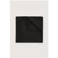 Limehaus Black Tonal Paisley Pocket Sqaure by Suit Direct