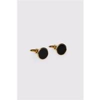 Limehaus Gold Onyx Cufflinks