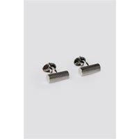 Limehaus Silver Barrel Cufflinks