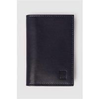 Sophos Navy Blue Leather Card Holder