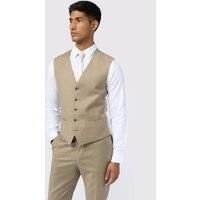 Larkin Slim Fit Flannel Waistcoat