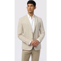 Ted Baker Slim Fit Monro Stone Puppytooth Mens Blazer - Formal & Casual