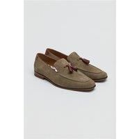 Antique Rogue Chester Olive Suede Tassel Loafer