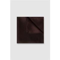 Antique Rogue Brown Textured Pocket Square