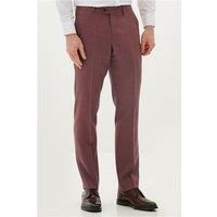 Marc Darcy Tailored Fit Monty Mauve Men's Trousers, Pink