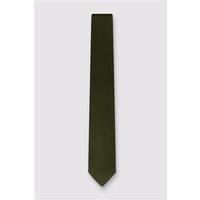 Antique Rogue Khaki Green Knitted Tie