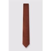 Antique Rogue Rust Textured Tie Orange - Ideal For Weddings