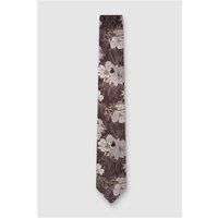 Antique Rogue Chocolate Large Floral Tie Chocolate