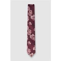 Antique Rogue Mulberry Large Floral Tie Purple - Ideal For Weddings