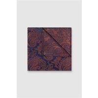 Antique Rogue Rust Paisley Pocket Square 0 Orange