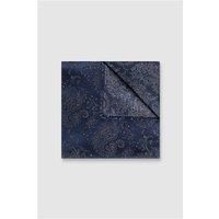 Antique Rogue Navy Blue Paisley Pocket Square 0 Navy Blue