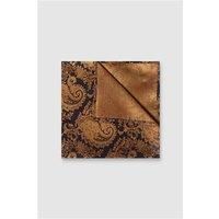 Antique Rogue Gold Paisley Pocket Square 0 Gold