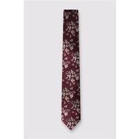 Antique Rogue Floral Tie Purple - Ideal For Weddings