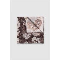 Antique Rogue Chocolate Large Floral Pocket Square 0 Chocolate