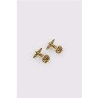 Limehaus Gold Classic Knot Cufflinks 0 Gold