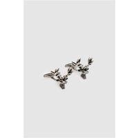 Limehaus Antler Cufflinks 0 Silver