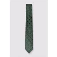 Antique Rogue Green Daisy Geo Tie Green