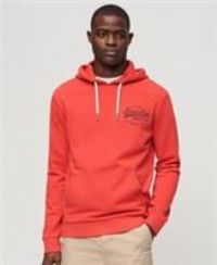 Superdry Mens Classic Vintage Logo Heritage Chest Hoodie Size Xl