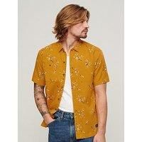Superdry Men/'s Small Beach Shirt r1-s/s (Medium), Golden Blossom, XXL