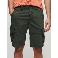 Superdry Men/'s Core Cargo Short Board, Surplus Goods Olive Green, 10 (Size: S/M)