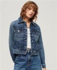Superdry Slim Denim Trucker Jacket - Blue