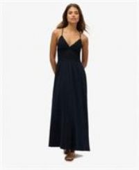 Superdry Womens Jersey Lace Maxi Dress Size 14