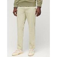 Superdry International Slim Fit Chino Trousers - Light Grey