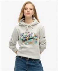Superdry Womens Real Originals Floral Hoodie Size 10