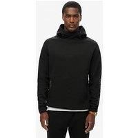 Superdry Tech Logo Loose Hoodie - Black