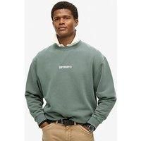 Superdry Micro Logo Graphic Loose Sweatshirt XL