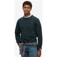 Superdry Essential Logo Crew Sweat - Navy